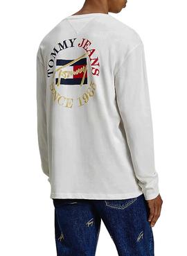 Camiseta Tommy Jeans Vintage Circular Blanco