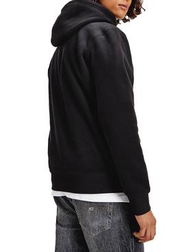 Sudadera Tommy Jeans Timeless Negro para Hombre