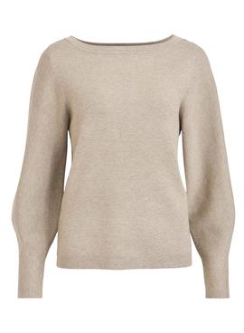 Jersey Vila Cassie Beige para Mujer