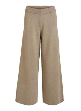 Pantalon Vila Cassie Beige para Mujer