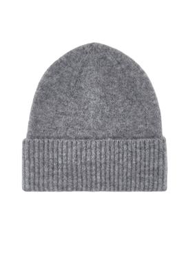 Gorro Pieces Pcfantasia Punto Gris para Mujer