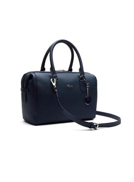Bolso Lacoste Boston Marino Mujer
