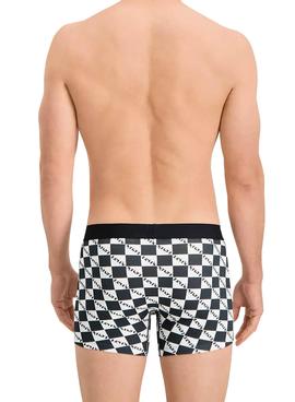 Calzoncillos Levis Logo Checkerboard Negro Hombre