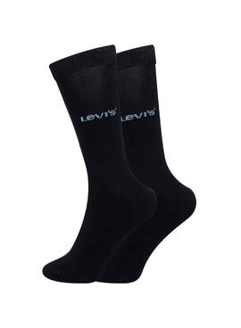 Calcetines Levis Multi Stripe Negro Hombre Mujer