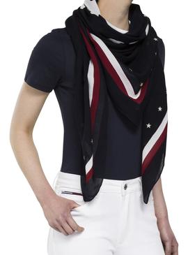 Foulard Tommy Hilfiger Bold Marino Mujer