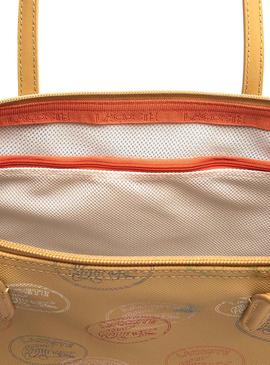 Bolso Lacoste Shopping Bag Multicroc Camel Mujer