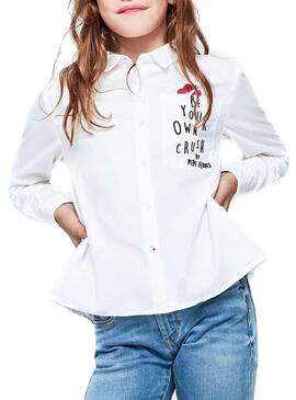 Camisa Pepe Jeans Claire Blanco Niña