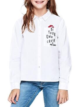 Camisa Pepe Jeans Claire Blanco Niña