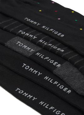 Pack 5 Calcetines Tommy Hilfiger GiftBox Negro