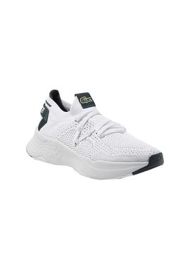 Zapatillas Lacoste Court Drive Knit Blanca Mujer