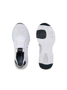 Zapatillas Lacoste Court Drive Knit Blanca Mujer