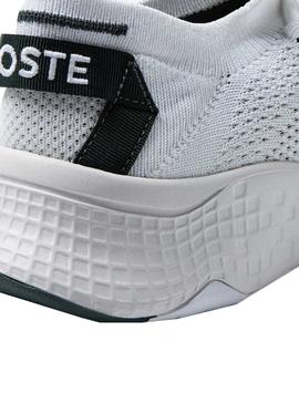 Zapatillas Lacoste Court Drive Knit Blanca Mujer