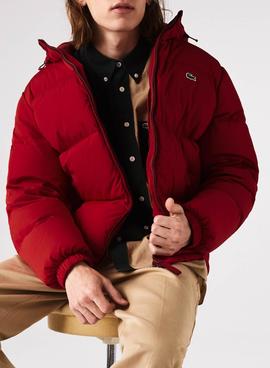 Abrigo Lacoste Blouson Rojo para Hombre