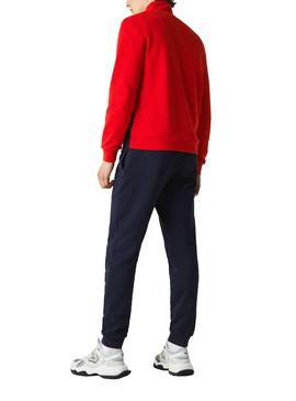 Chandal Lacoste Color Block Marino Para Hombre