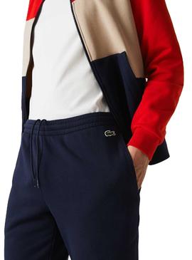 Chandal Lacoste Color Block Marino Para Hombre