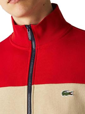 Chandal Lacoste Color Block Marino Para Hombre