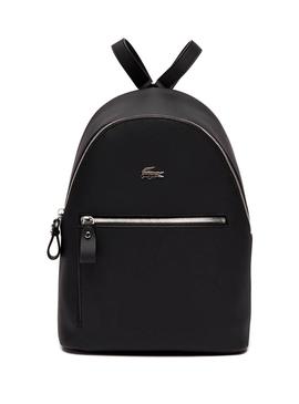 Mochila Lacoste Daily Lona Negro Mujer