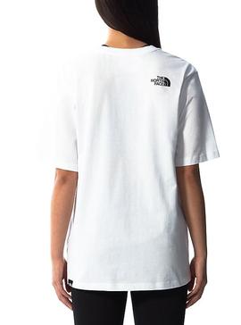 Camiseta The North Face Relaxed Easy Blanca Mujer