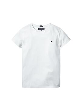 Camiseta Tommy Hilfiger Basic Blanca