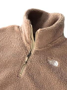 Sudadera The North Face Sherpa Marron Mujer