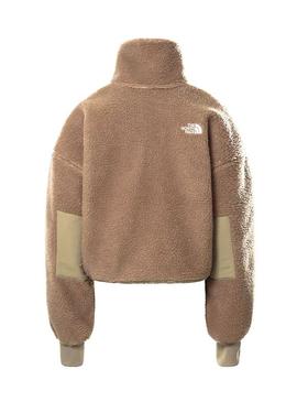 Sudadera The North Face Sherpa Marron Mujer