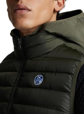 Chaleco North Sails Skye Verde Para Hombre