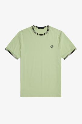 Camiseta Fred Perry Verde para Hombre
