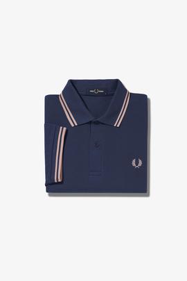 Polo Fred Perry Icónico Azul Para Hombre