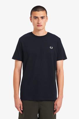 Camiseta Fred Perry Básica Azul Marino Para Hombre