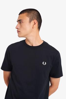 Camiseta Fred Perry Básica Azul Marino Para Hombre