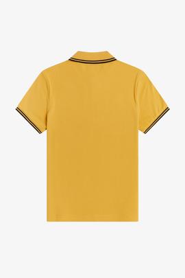 Polo Fred Perry Icónico Amarillo Para Mujer