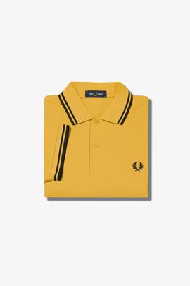 Polo Fred Perry Icónico Amarillo Para Mujer