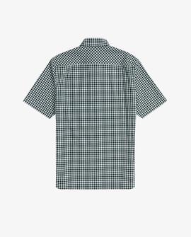 Camisa Fred Perry Vichy Azul Para Hombre