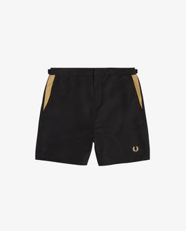 Bañador Fred Perry Bóxer Negro Para Hombre