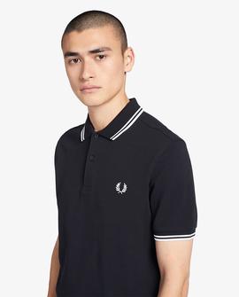 Polo Fred Perry Icónico Azul Marino Para Hombre