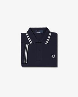 Polo Fred Perry Icónico Azul Marino Para Hombre