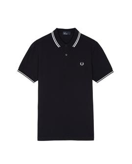 Polo Fred Perry Icónico Azul Marino Para Hombre