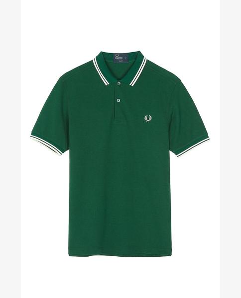Polo Fred Perry Icónico Verde Para Hombre
