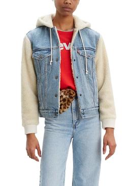 Cazadora Levis Lamb Sherpa Mujer