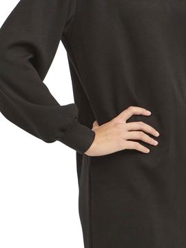 Vestido Vila Sif Roll Neck Negro Para Mujer