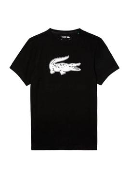 Camiseta Lacoste Sport TH2042 Negro Para Hombre