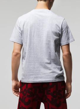 Camiseta Pijama Lacoste TH9910 Gris Para Hombre