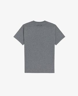 Camiseta Fred Perry Diseño Gráfico Gris Para Hombre