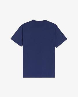 Camiseta Fred Perry Línea Clásica Azulón Para Hombre