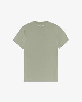 Camiseta Fred Perry Estilo Deportivo Verde Para Hombre