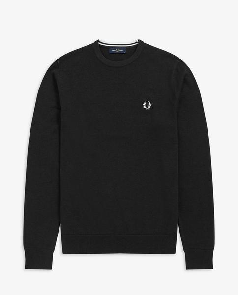Jersey Fred Perry Clásico Negro Para Hombre