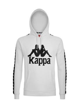 Sudadera Kappa Hurtado Blanca Para Hombre y Mujer