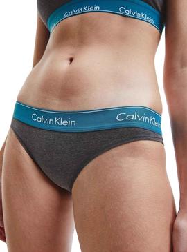 Braga Calvin Klein Clasica Gris Para Mujer