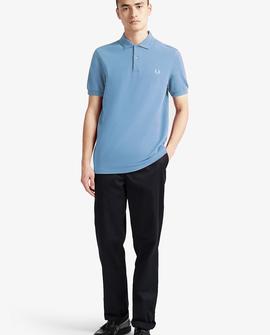 Polo Fred Perry Básico Azul Claro Para Hombre