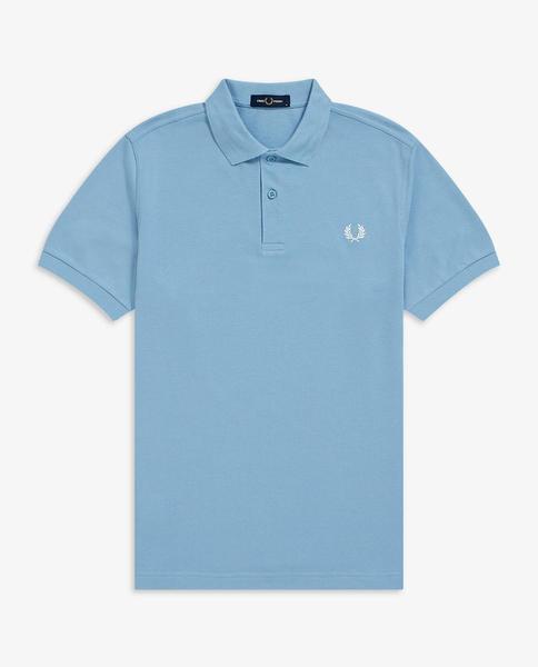 Polo Fred Perry Básico Azul Claro Para Hombre